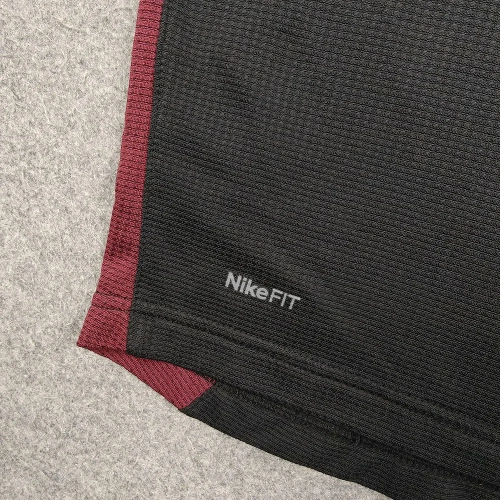 Texas A&M Aggies Polo Shirt Mens Large Black NCAA Football Nike Short Sleeve‎
